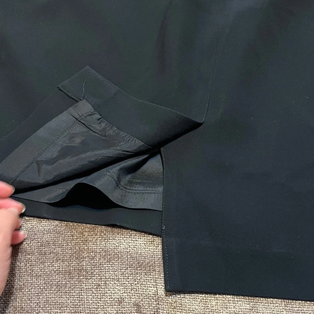 Ann Taylor Black Button-Detail Pencil Skirt - Size 6